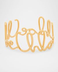 Openwork Logo Bracelet