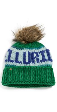 Lele Sadoughi Telluride Beanie Kelly Green One Size