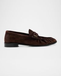 Men's Suede Cassandre Penny Loafers