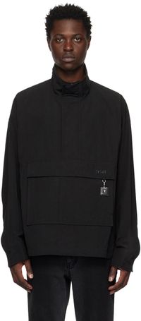 WOOYOUNGMI Black Half-Zip Jacket