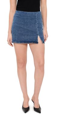 Good American Denim Mini Skirt Indigoi771 6