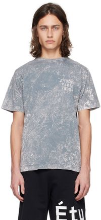 Études T-shirt Wonder gris à logo
