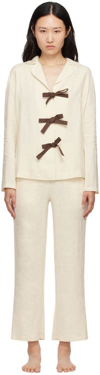 Sleeper Off-White 'The Bow' Pyjama Set