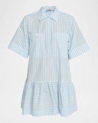 Cris Short-Sleeve Shirtdress