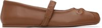 Marni Brown Mary Jane Ballerina Flats