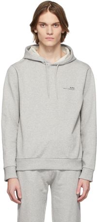 A.P.C. Grey Item Hoodie