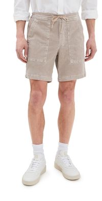 AG Wells Corduroy Drawstring Shorts 7 Sulfur Dry Dust 30