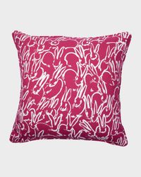 Fluffle Khadi Double-Sided Pillow, 22" Square