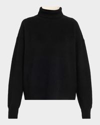 Junko Turtleneck Colorblock Cashmere Sweater