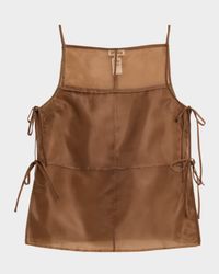 Chandler Paneled Sheer Top