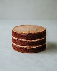 Chocolate Caramel Layer Cake, Serves 8