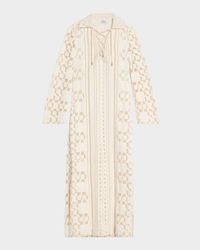 Wiliama Lace-Up Maxi Dress