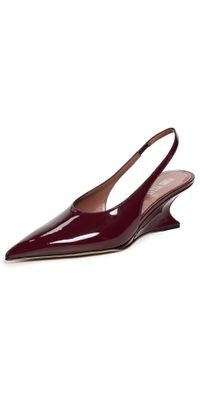 Paris Texas Nina Slingback Heels 50mm Pinot Noir 39