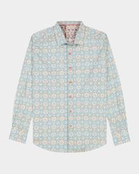 Men's Mariage Cotton-Stretch Sport Shirt