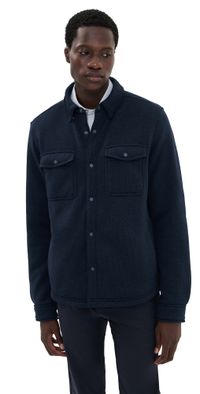 Rhone Fleece Shacket True Navy XL