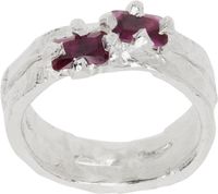 The Ouze Fused Ruby Claw Ring
