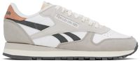 Reebok Classics White & Taupe Classic Leather Sneakers