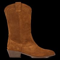 Anthology Paris - Santiags en cuir velours - Taille 41 - Marron