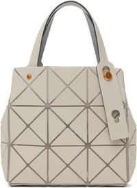 BAO BAO ISSEY MIYAKE Beige Carat Small Tote