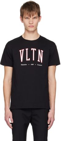 Valentino Black Printed T-Shirt