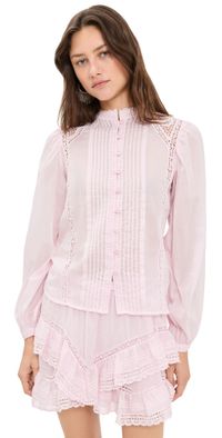 Isabel Marant Étoile Greicy Blouse Light Pink 36