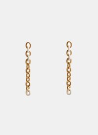 Aec Paris - Boucles d'oreilles pendantes cygnus - Taille Unique - Blanc
