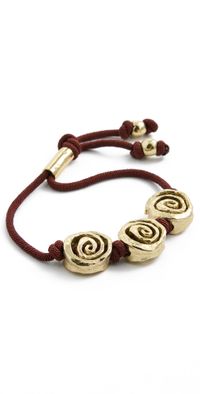 ALÉMAIS Le Jardin Spiral Cord Bracelet Multi One Size