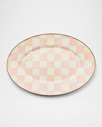 Rosy Check Small Oval Platter