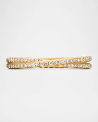 3.14mm DY Crossover Band Ring in 18K Gold
