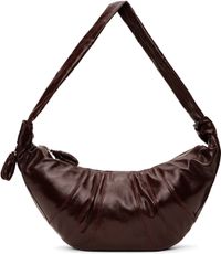 LEMAIRE Brown Large Croissant Bag