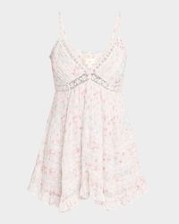 Alonna Cotton Floral Mini Dress