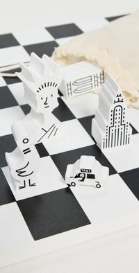 Printworks Chess NYC - The New Yorker X Printworks Black/White One Size