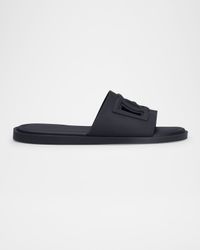 Men's Rubber Beachwear Pool Slides