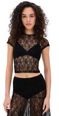 Miaou Mini Tee Black L