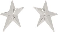 Mugler Silver Armor Earrings
