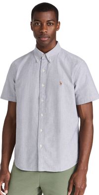 Polo Ralph Lauren Short Sleeve Classic Oxford Shirt Slate S