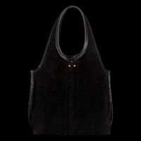 Jerome Dreyfuss - Sac cabas en cuir métallisé - Taille Unique - Noir