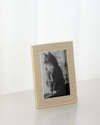 Classic Croc Leather Frame, 4" x 6"