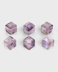 Amethyst Cubes, Set of 6