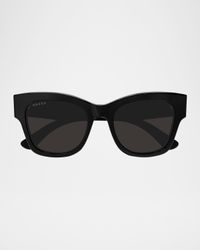 Logo Butterfly Acetate Sunglasses
