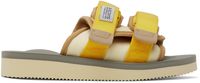 SUICOKE Beige MOTO-Cab Sandals