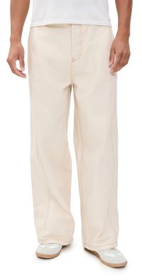 AMI Wide Fit Pants Ecru 31