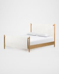Bowen Faux Sheepskin King Bed