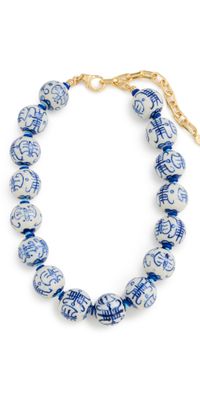 Elizabeth Cole Charli Necklace Blue One Size