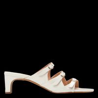 Mellow Yellow - Mules à talon en cuir vernis - Taille 42 - Beige