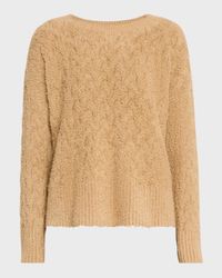 Crewneck Fringed Organic Cotton Sweater