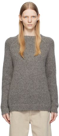 TOTEME Gray Raglan Sweater