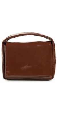 St. Agni Petit Soft Satchel Patent Liqueur One Size