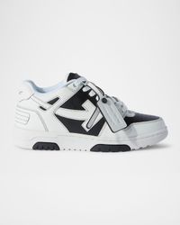 Out Of Office Bicolor Leather Sneakers