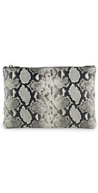 ANINE BING Large Elly Pouch Python One Size